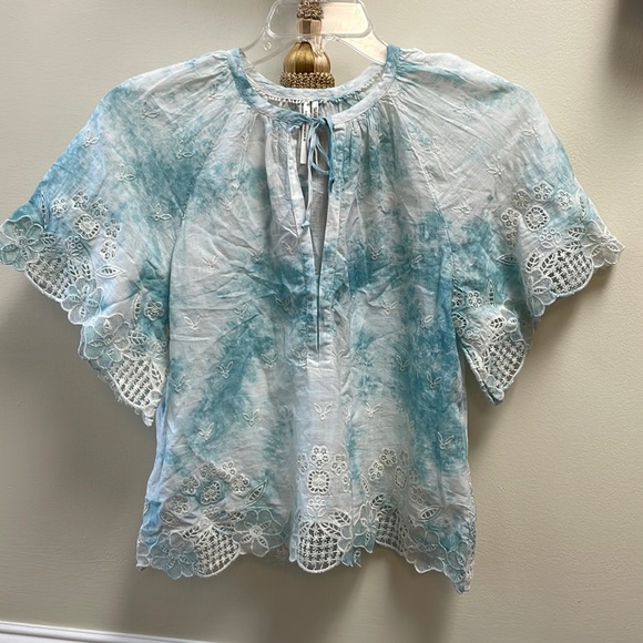 New Women’s Anthropologie Embroidered Tie-Dye Blouse!!🔥🔥🔥 - Picture 5 of 15